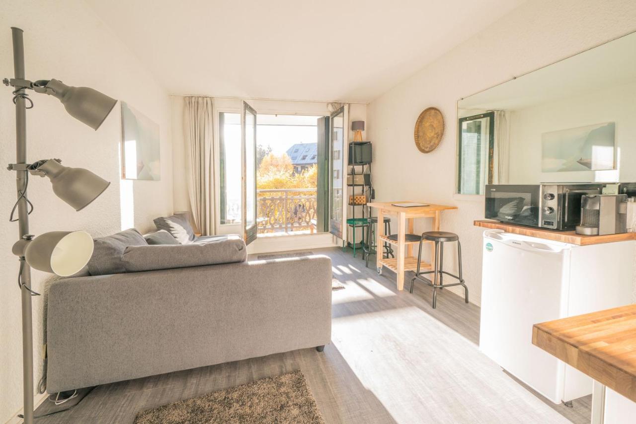Chamonix Sud Studio With Mont Blanc Views מראה חיצוני תמונה